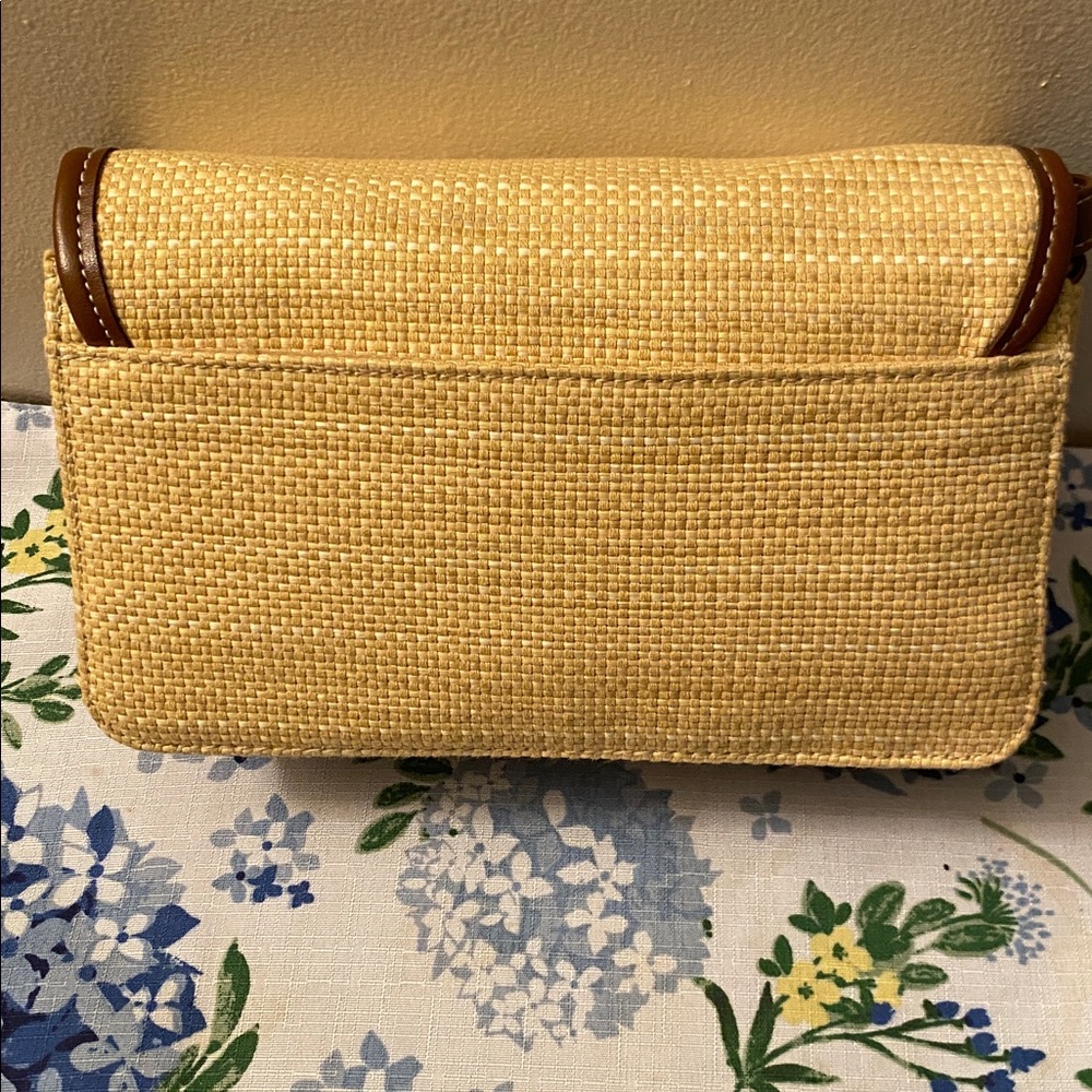 Tan Woven Crossbody Bag - Picture 2 of 6